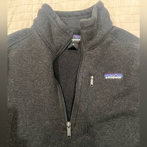 Patagonia Men’s Better Sweater 1/4 zip, Medium, Gray Quarter Zip